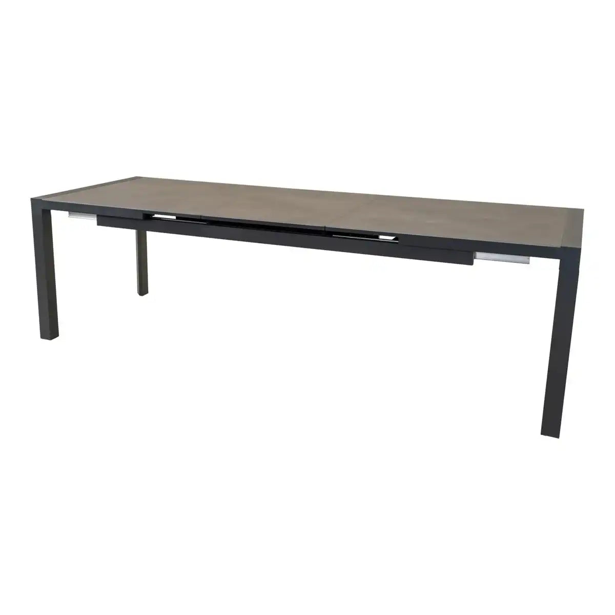 Gartentisch Auszieh-Diningtisch Lagos Negro 200/260x96 cm - HomeDesign Knaus