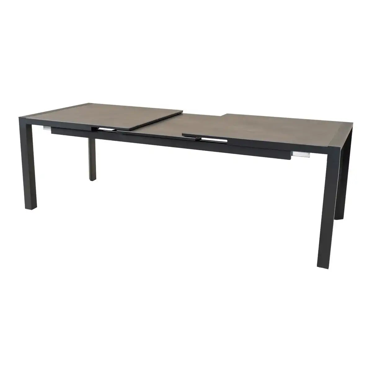 Gartentisch Auszieh-Diningtisch Lagos Negro 200/260x96 cm - HomeDesign Knaus