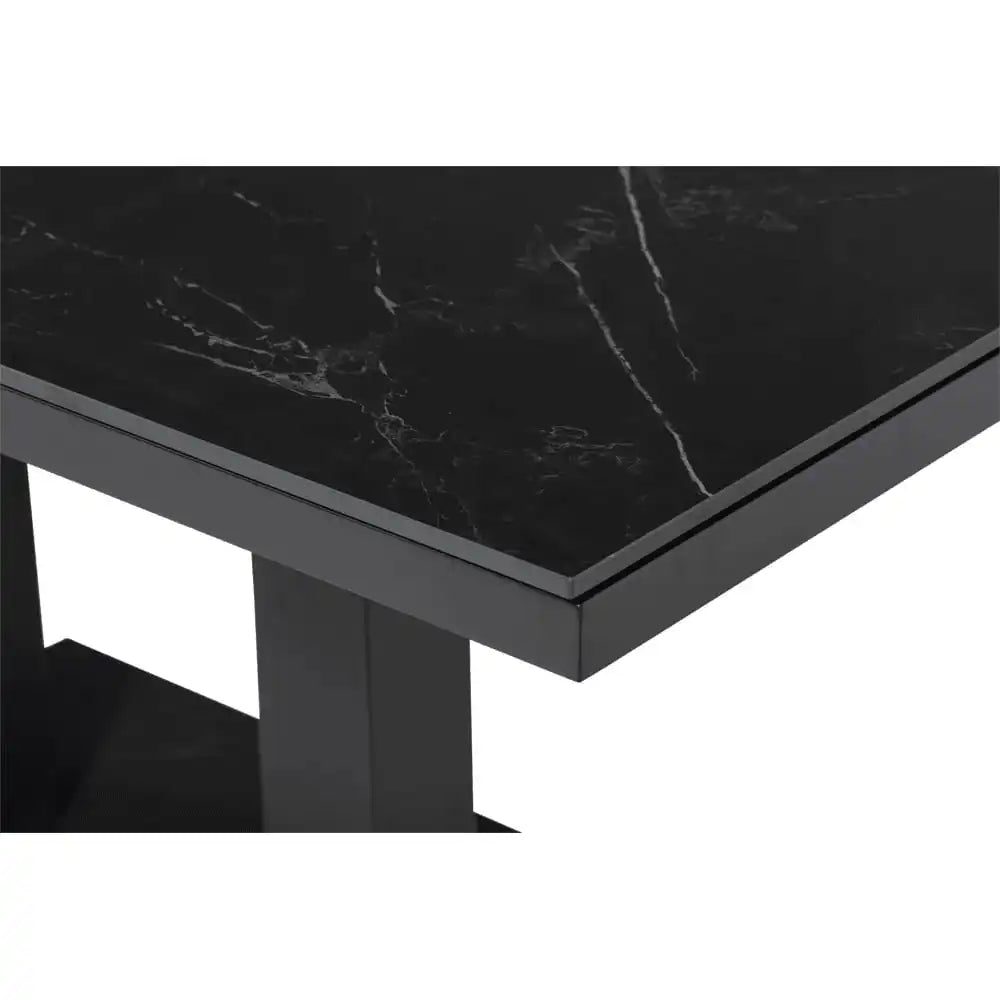 Gartentisch Loungetisch höhe verstellbar Monte Carlo Negro 140x80cm - HomeDesign Knaus