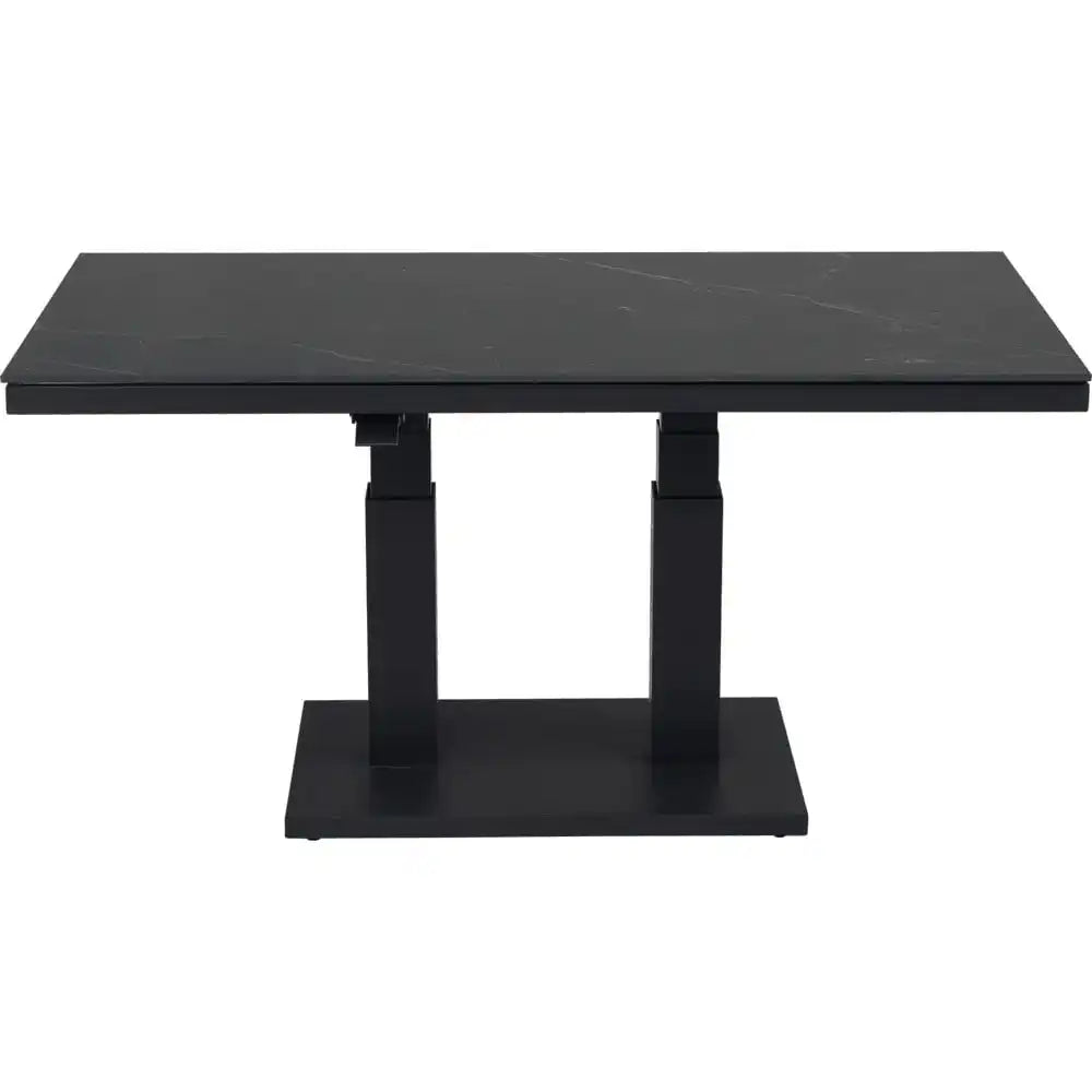 Gartentisch Loungetisch höhe verstellbar Monte Carlo Negro 140x80cm - HomeDesign Knaus