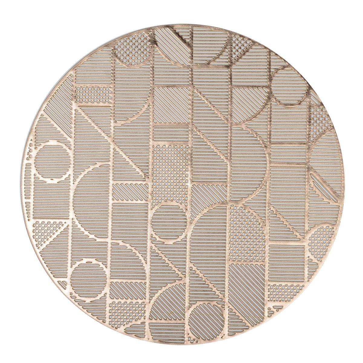 GEOMETRISCHES GOLD UNTER PLATTE - HomeDesign Knaus