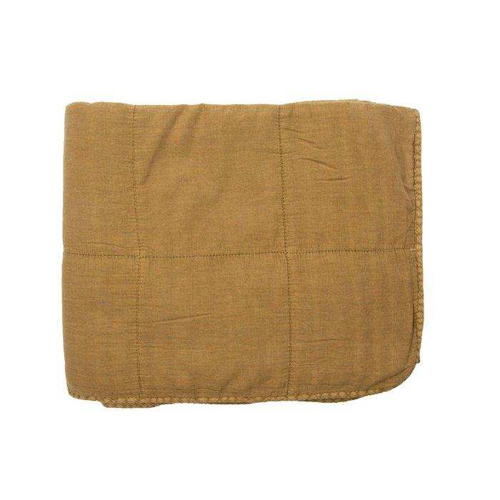 Gesteppte Baumwolldecke Charlotte Ingwer 130x170 - HomeDesign Knaus