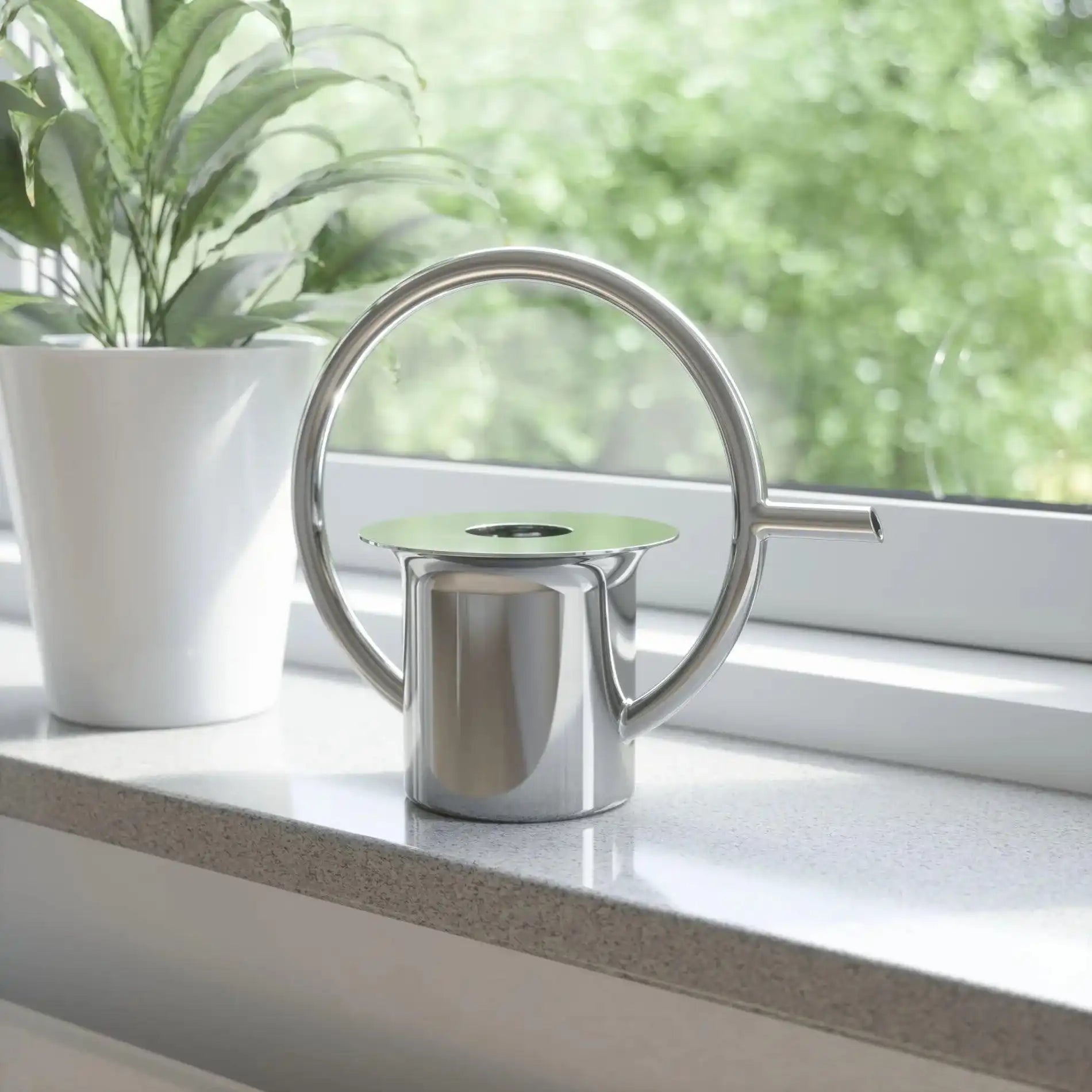 Gießkanne Stainless Steel Deko Elegant 1 Liter - HomeDesign Knaus