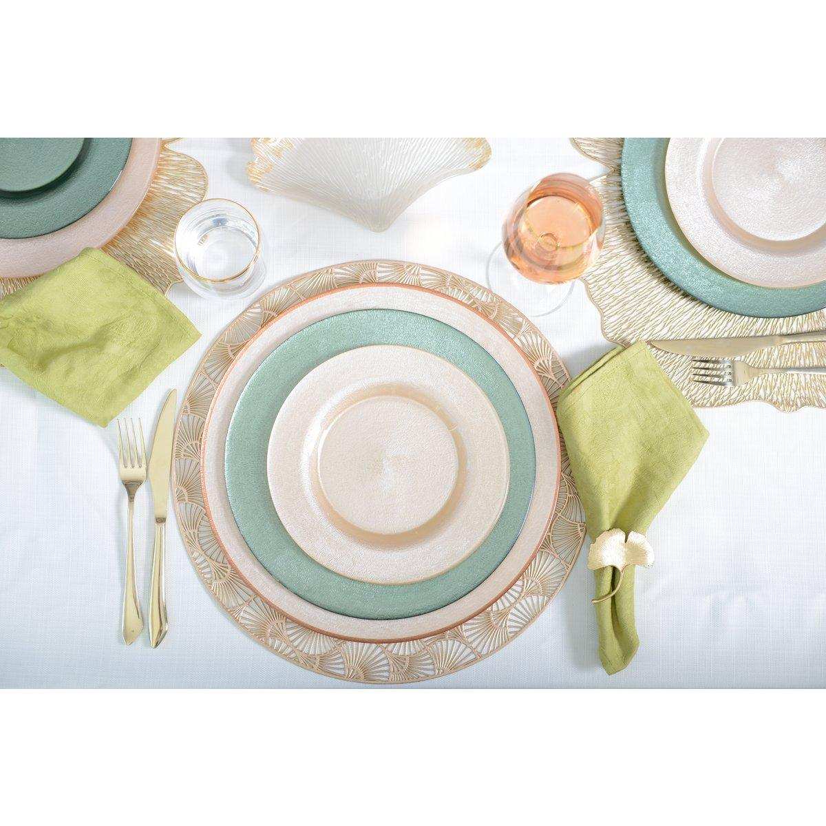 GINKGO GOLDENE SERVIETTENRINGE - 4ER-SET - HomeDesign Knaus