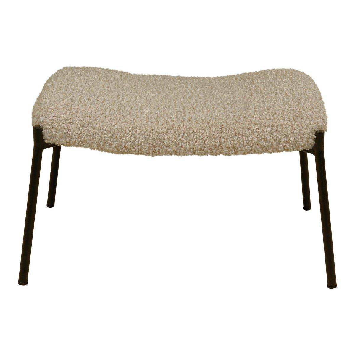 Glasgow Fußstütze - Graubraun - HomeDesign Knaus
