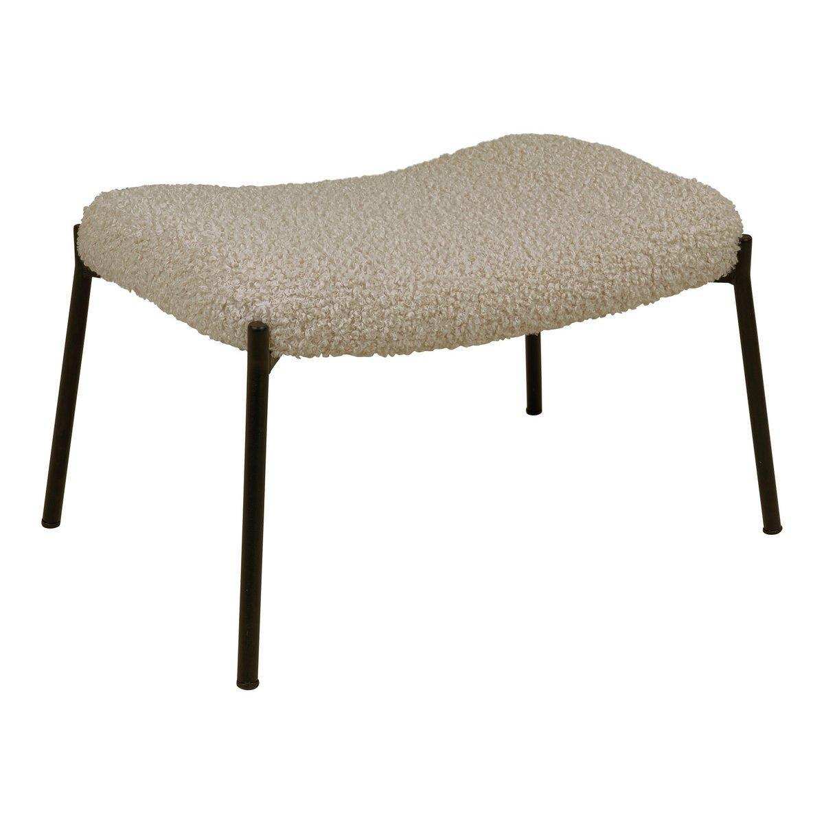 Glasgow Fußstütze - Graubraun - HomeDesign Knaus