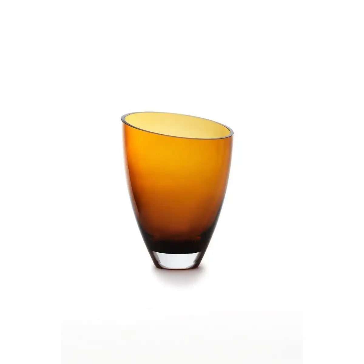 Glasvase Buled Blumenvase Bernstein Premiumglas 9 mm - HomeDesign Knaus