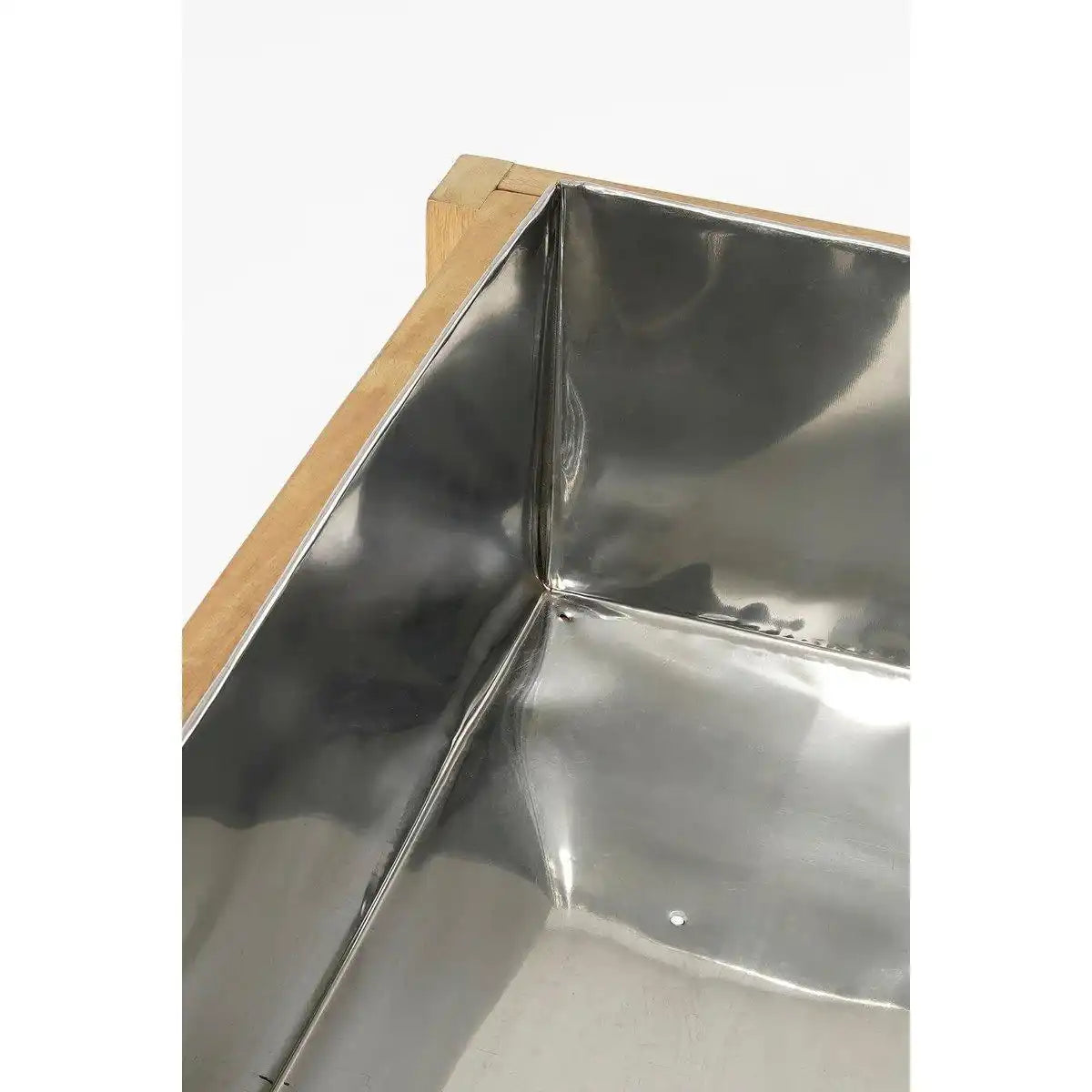 Glenwood Pflanzgefäß, rechteckig für den Außenbereich – L70 x B30 x H75 cm – Akazienholz – Braun - HomeDesign Knaus