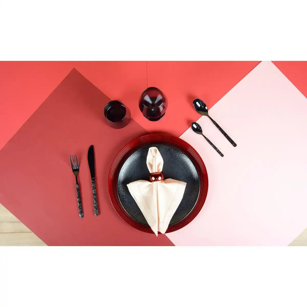 GLOSSY BLACK 24-TEILIGE KÜCHENWARE - HomeDesign Knaus