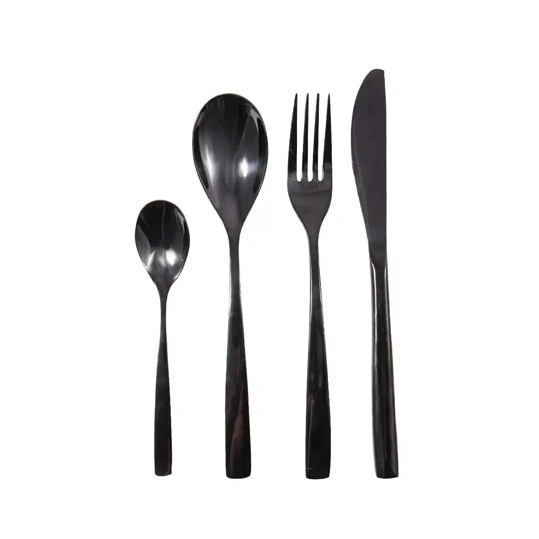 GLOSSY BLACK 24-TEILIGE KÜCHENWARE - HomeDesign Knaus