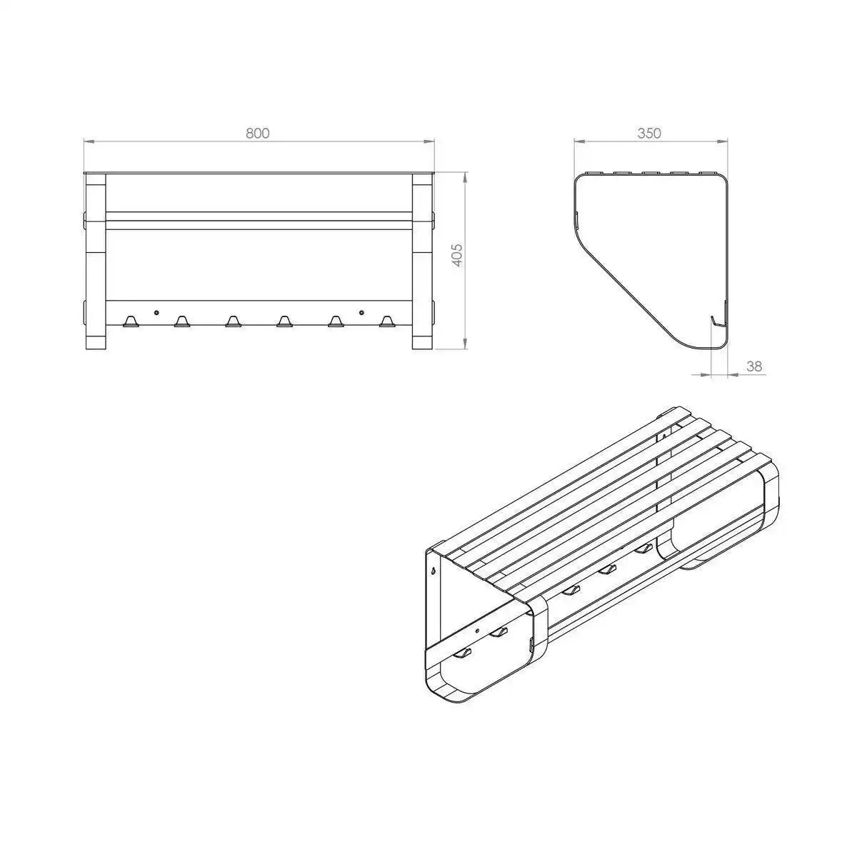 Gorillz Eisen - Weiß - HomeDesign Knaus