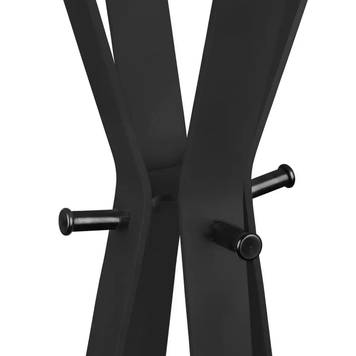 Gorillz Modi - Standgarderobe – Industriedesign – 8 Haken – Schwarz - HomeDesign Knaus