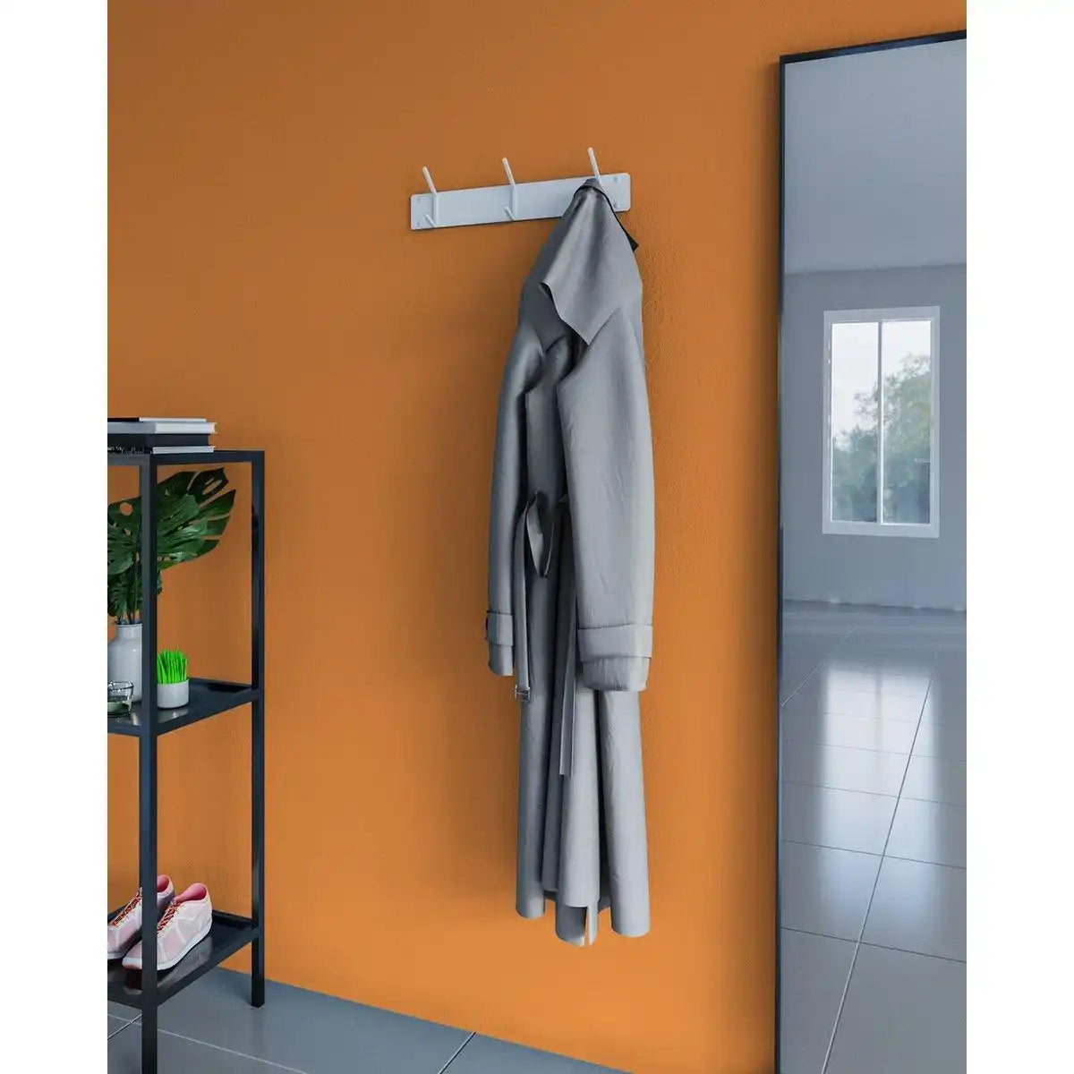 Gorillz Mystique Three - Industrial - Wandgarderobe - Wandgarderobe - Weiß - HomeDesign Knaus