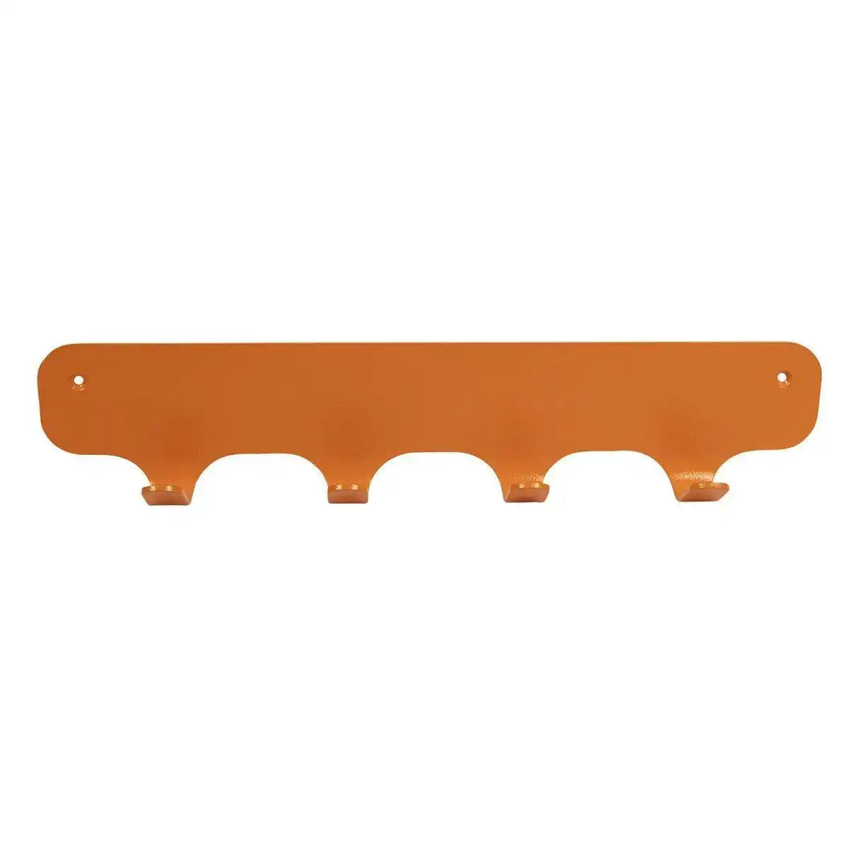 Gorillz Rounded Four Industrielle Wandgarderobe 4 Kleiderhaken – Orange - HomeDesign Knaus