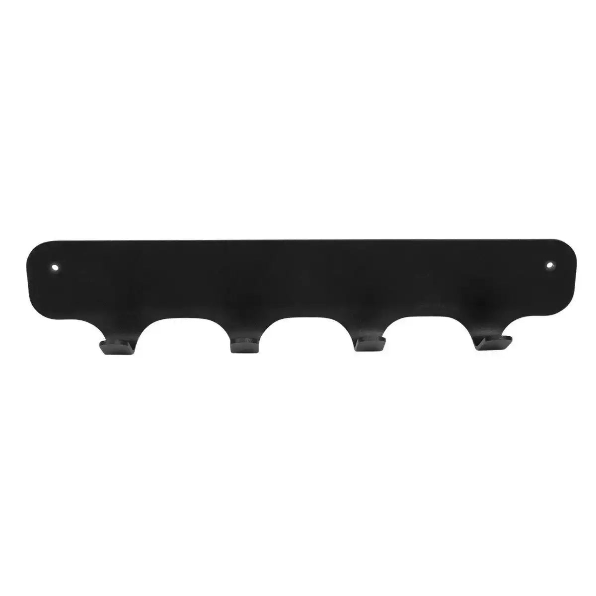 Gorillz Rounded Four Industrielle Wandgarderobe 4 Kleiderhaken – Schwarz - HomeDesign Knaus