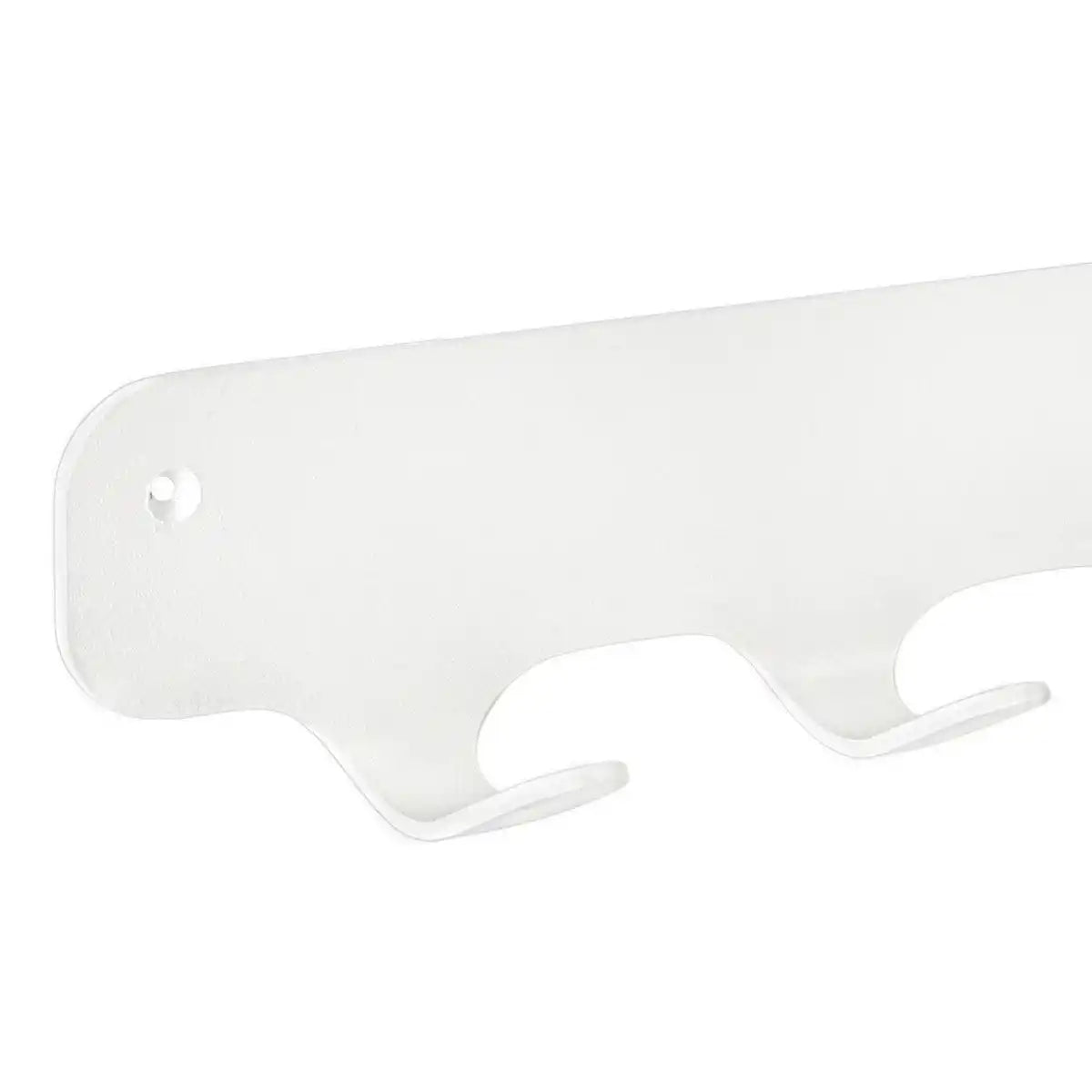 Gorillz Rounded Four Industrielle Wandgarderobe 4 Kleiderhaken – Weiß - HomeDesign Knaus