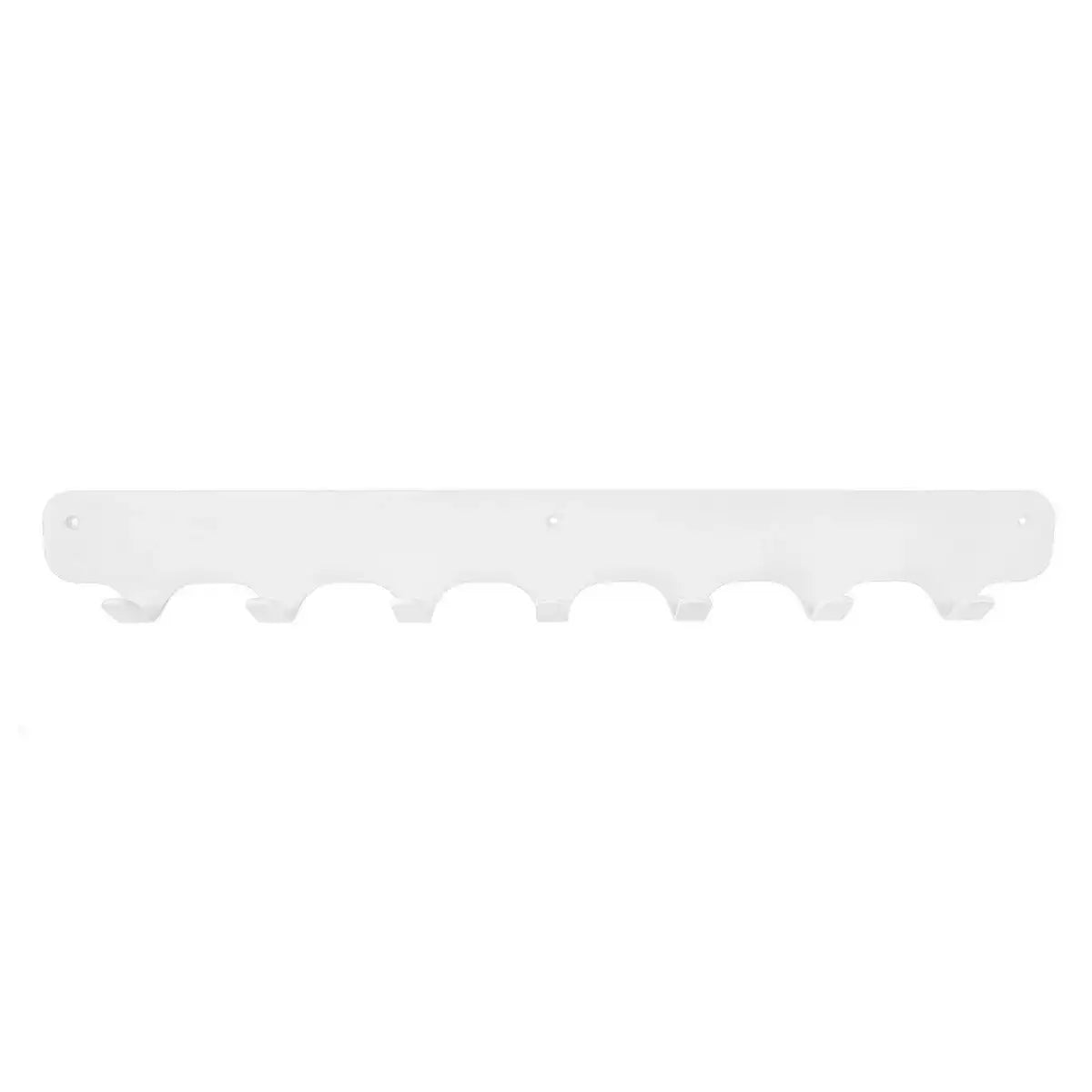 Gorillz Rounded Seven – Wandgarderobe – 7 Garderobenhaken – Weiß - HomeDesign Knaus