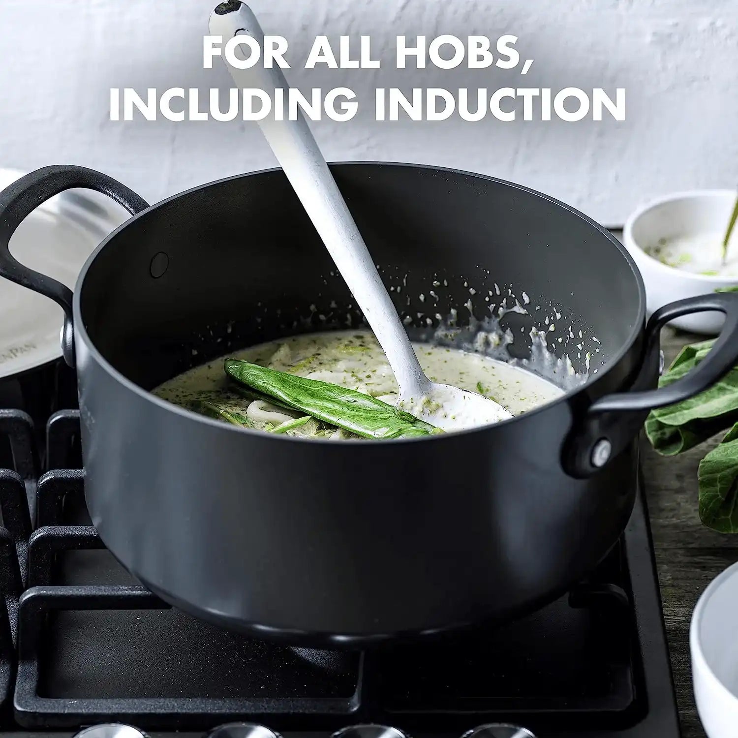 GreenPan Craft Hartanodisierte gesunder keramischer Antihaft-Kochtopf - HomeDesign Knaus