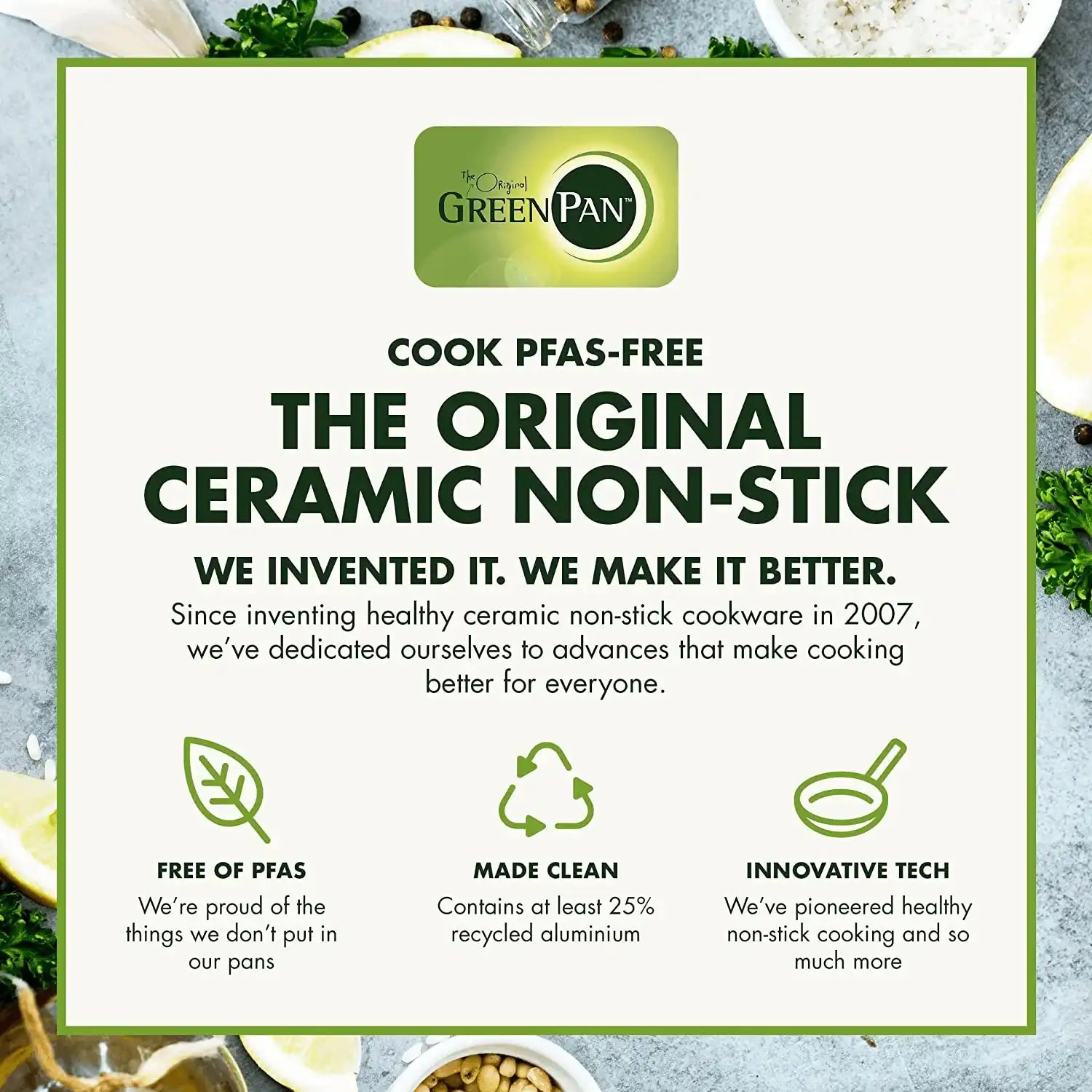 GreenPan Craft Hartanodisierte gesunder keramischer Antihaft-Kochtopf - HomeDesign Knaus