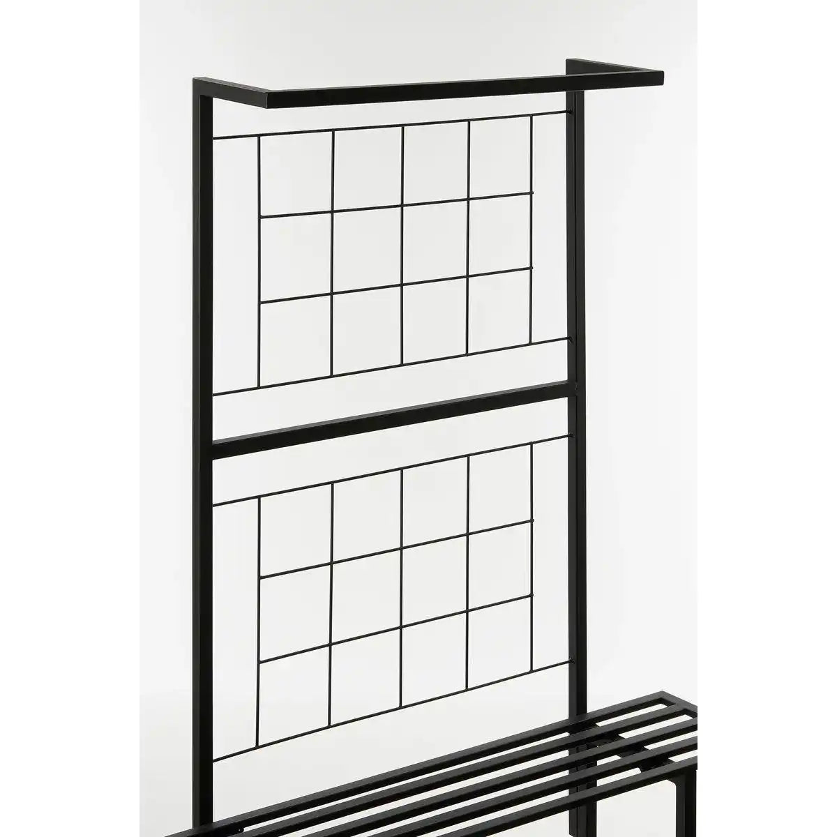Greenrax Pflanzenständer – L90 x B44 x H190 cm – Metall – Schwarz - HomeDesign Knaus