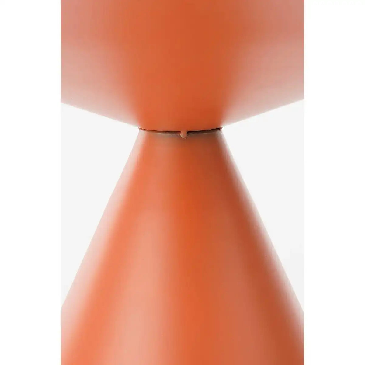 Großzügiger Beistelltisch – H42 x Ø60 cm – Metall – Orange - HomeDesign Knaus
