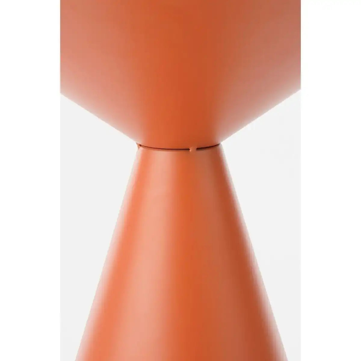 Großzügiger Beistelltisch – H55 x Ø40 cm – Metall – Orange - HomeDesign Knaus