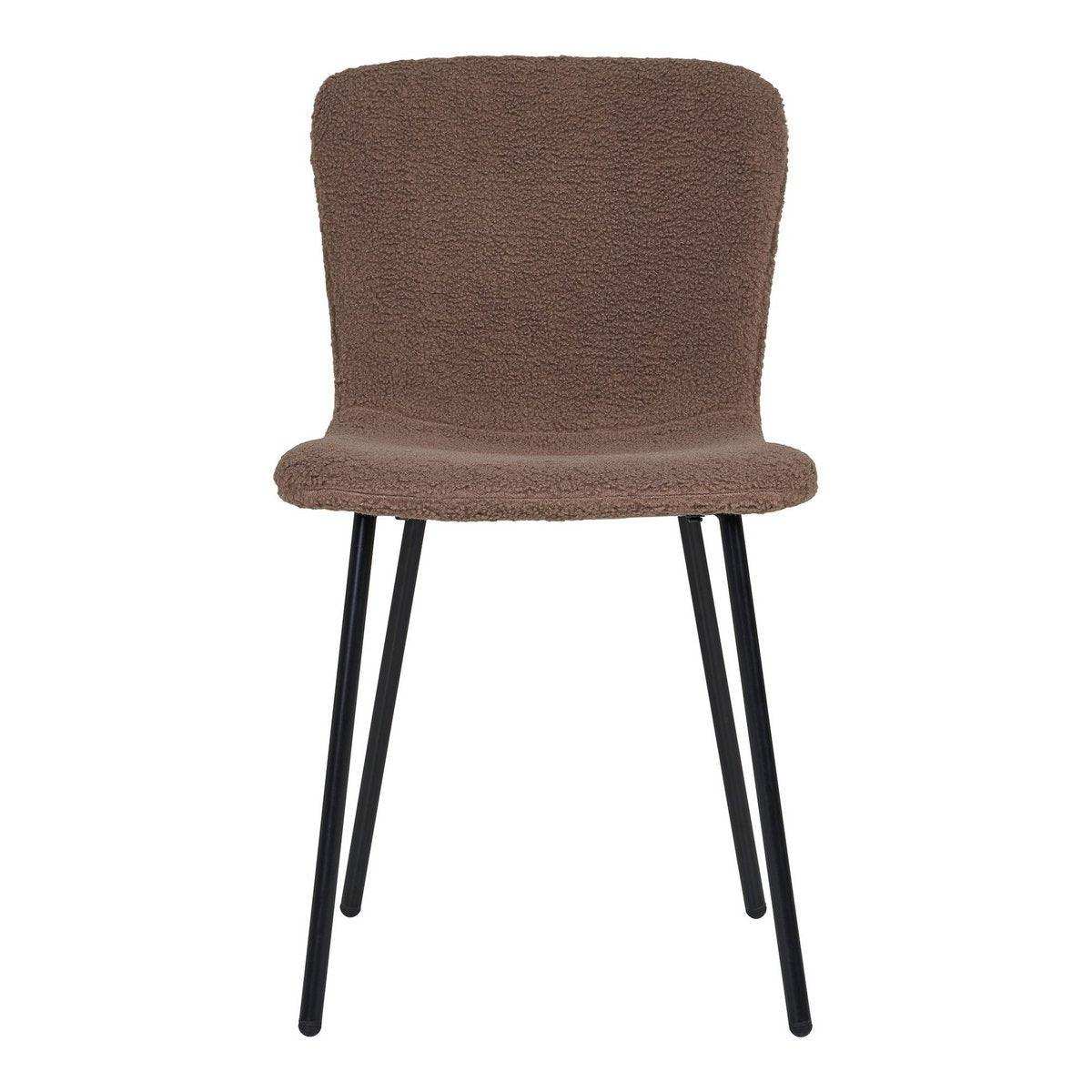 Halden Esszimmerstuhl – Dunkelbraun, 48 x 38 cm – 2er-Set - HomeDesign Knaus