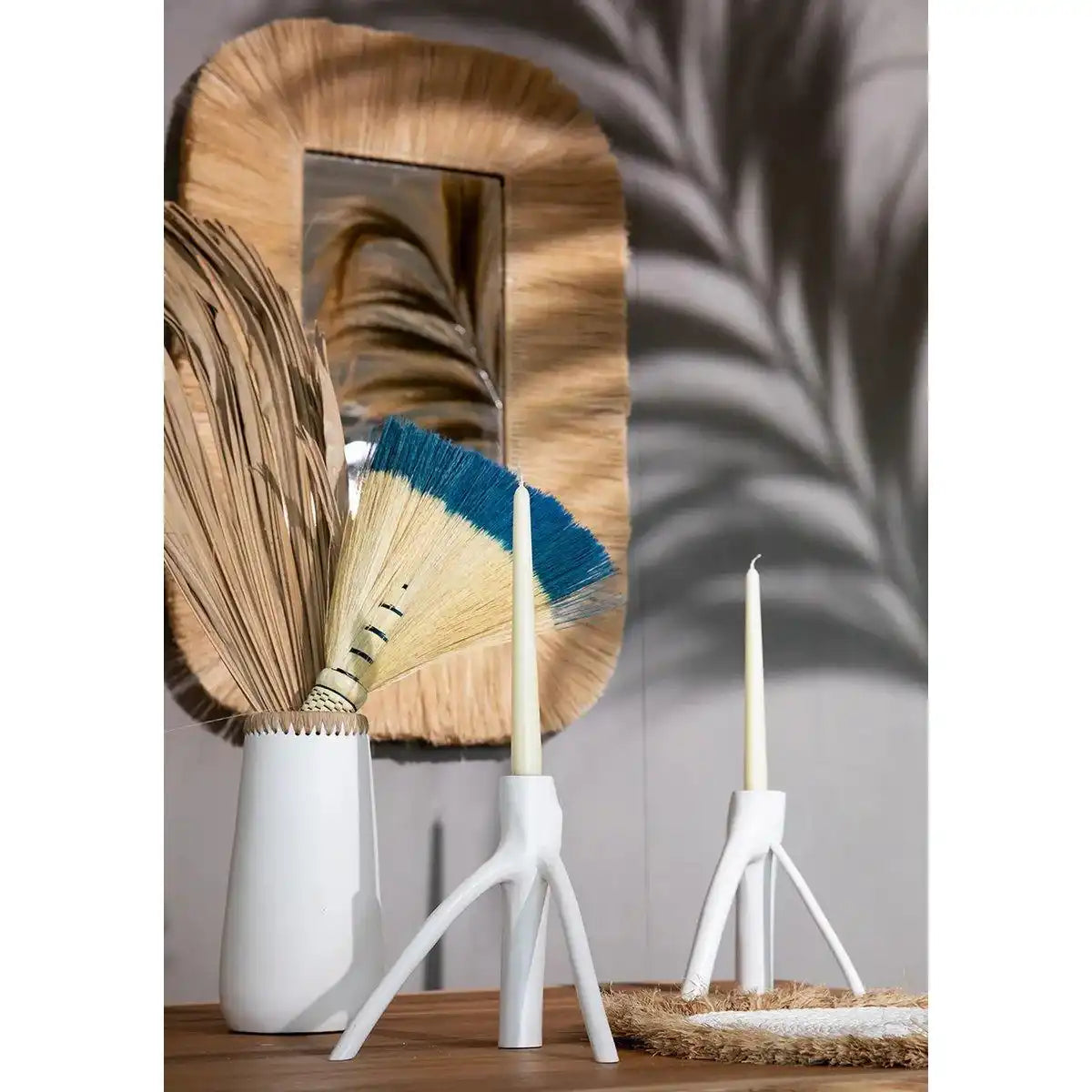 Handgefertigt Wandspiegel Jaipur Spiegel Natur - HomeDesign Knaus