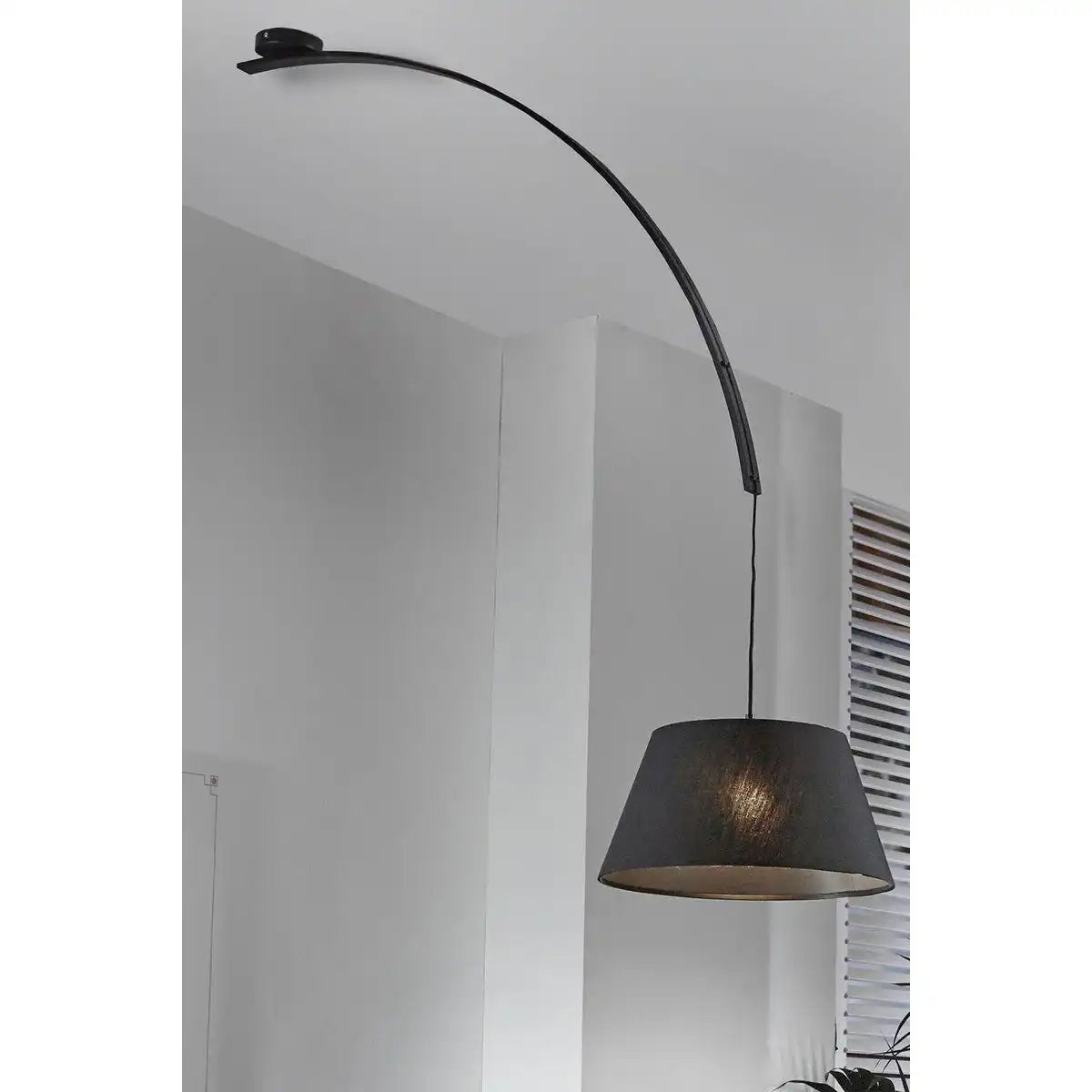 Hängeleuchte 45 x 125 cm schwarz - HomeDesign Knaus
