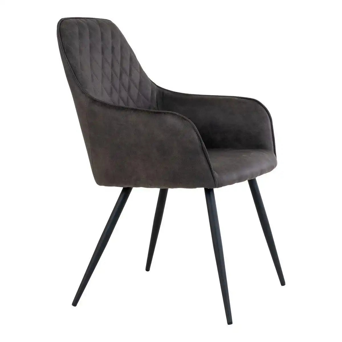 Harbo Esszimmerstuhl – Grau – 2er-Set - HomeDesign Knaus