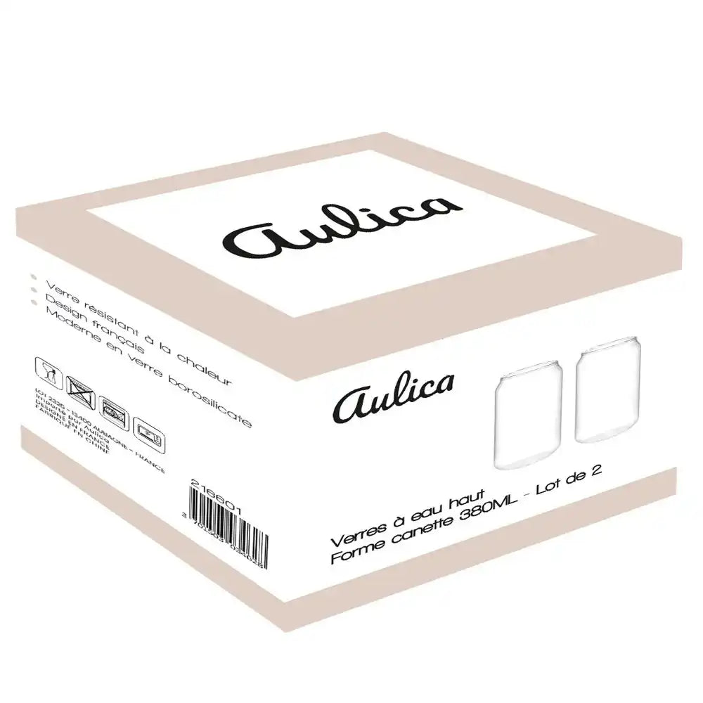 HOCHFÖRMIGE WASSERGLÄSER, 380-ML-DOSE – 2ER-SET - HomeDesign Knaus