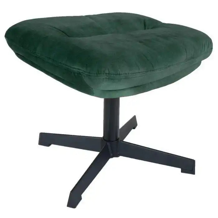 Hocker Dorus Adore Velvet - Armeegrün 29 - HomeDesign Knaus