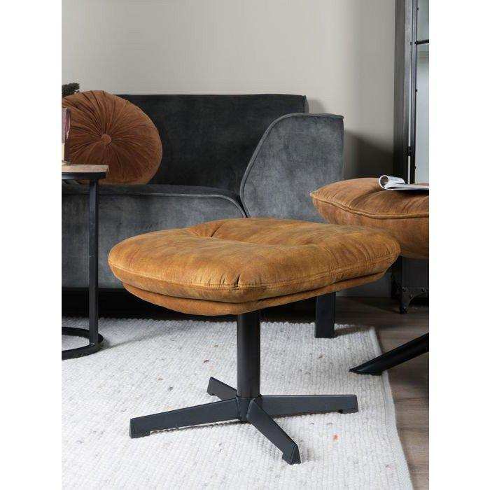 Hocker Dorus Adore Velvet - Gold 15 - HomeDesign Knaus