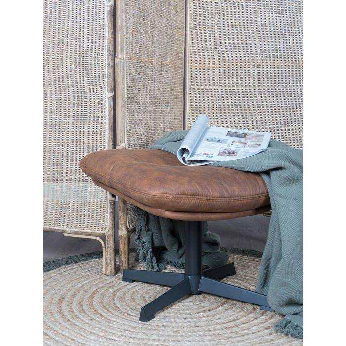 Hocker Dorus Cowboy - Cognac 215 - HomeDesign Knaus