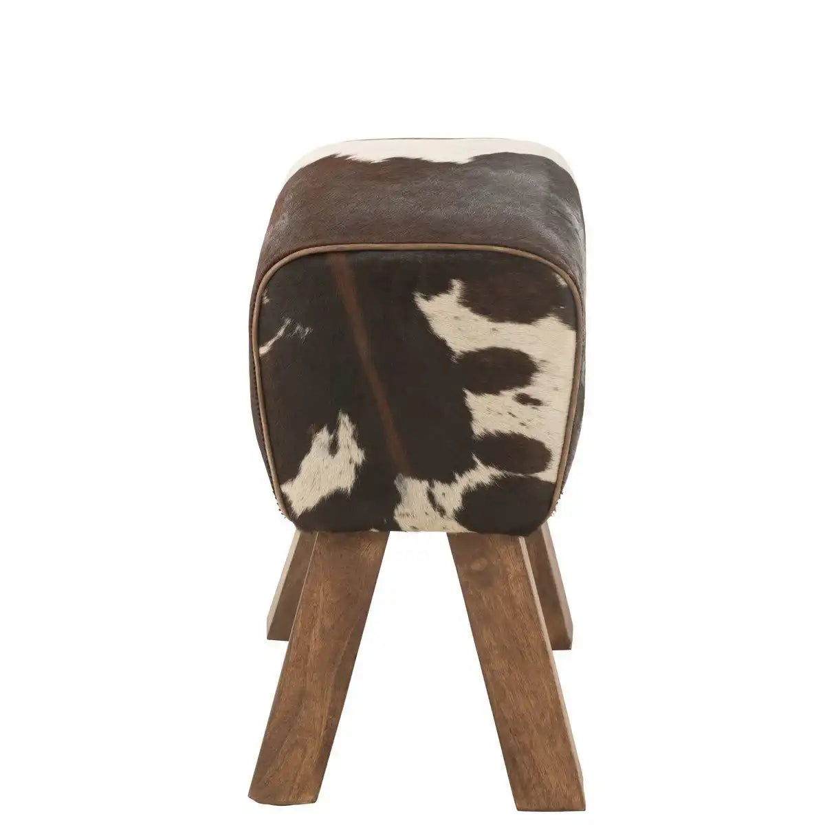 Hocker Kuh Mangoholz Fell Sitzhocker - HomeDesign Knaus