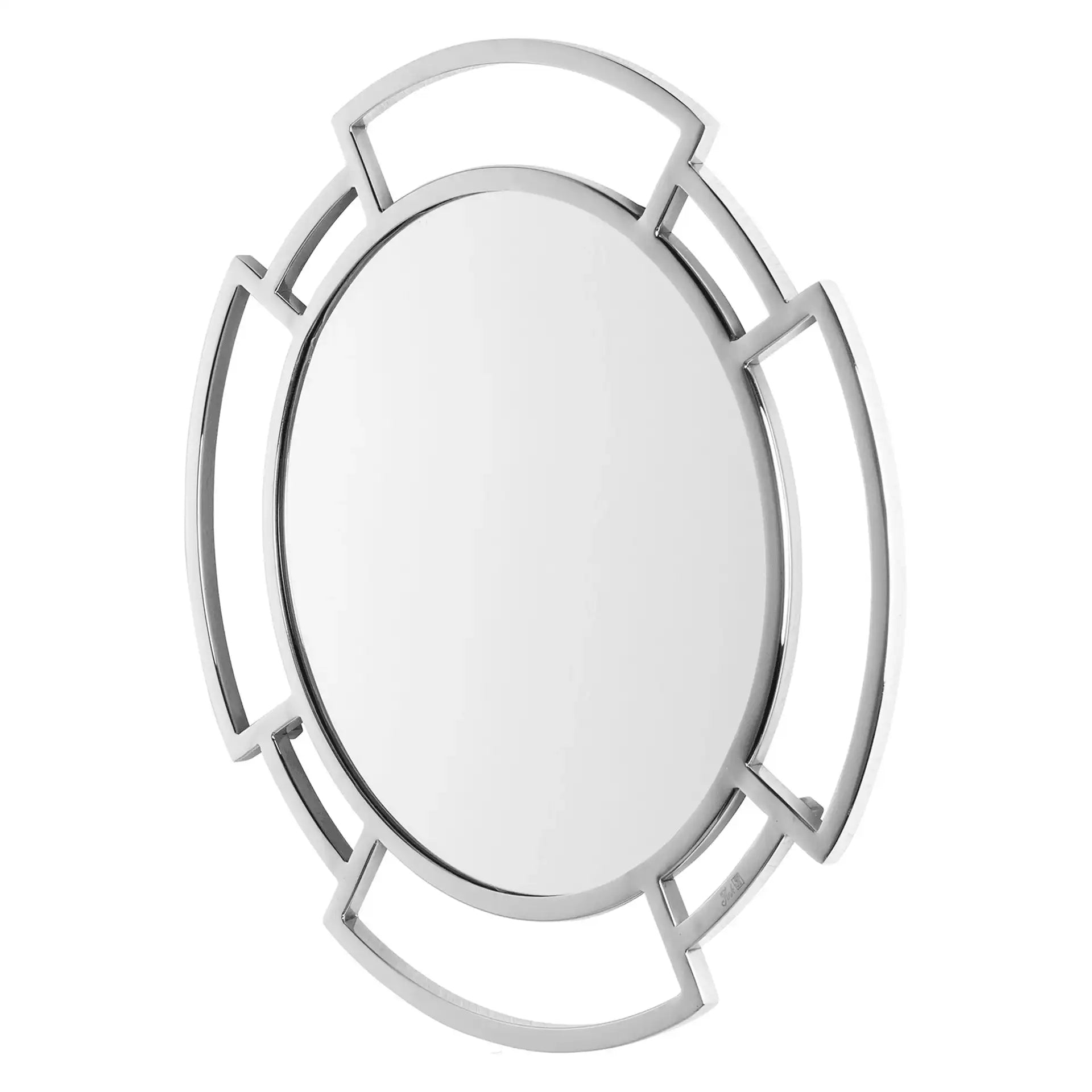 Hommage Wandspiegel Chrom Edelstahl Handarbeit Spiegel - HomeDesign Knaus