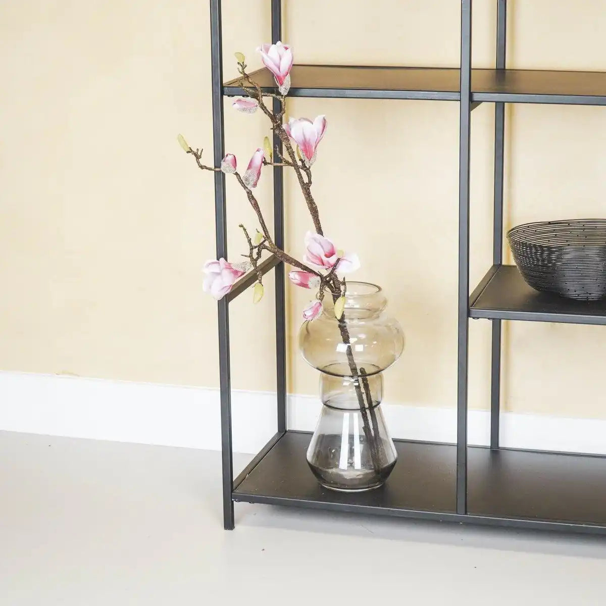 Housevitamin High In Shape Vase – Smokey – Glas – 18 x 35 cm - HomeDesign Knaus