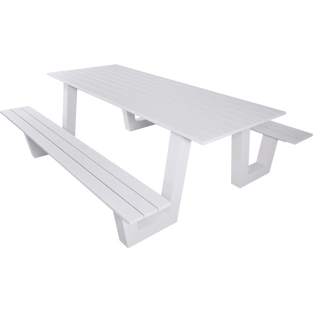 Picknick-Set Breeze / 2 Bänke mit Tisch anthrazit 220x184cm