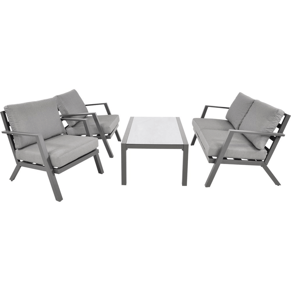 Lounge-Set Marah Marah anthrazit/grau Gartengruppe Sitzgruppe Loungegruppe
