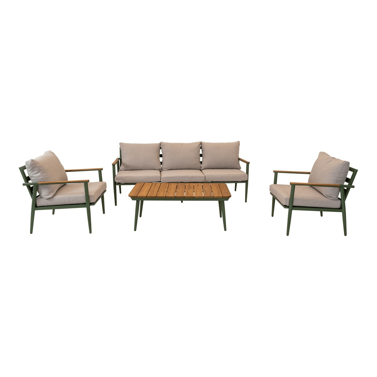 Garten Lounge Lounge-Eckbank Lounge-Set Riga Teakholz