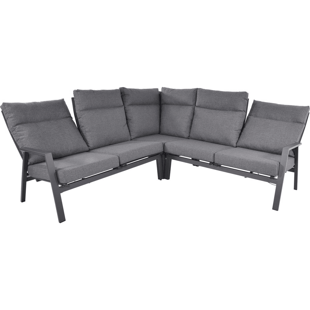 Gartenmöbel Eck-Lounge-Set Ecksofa Loungebank "Ohio" Komfort 290x225cm