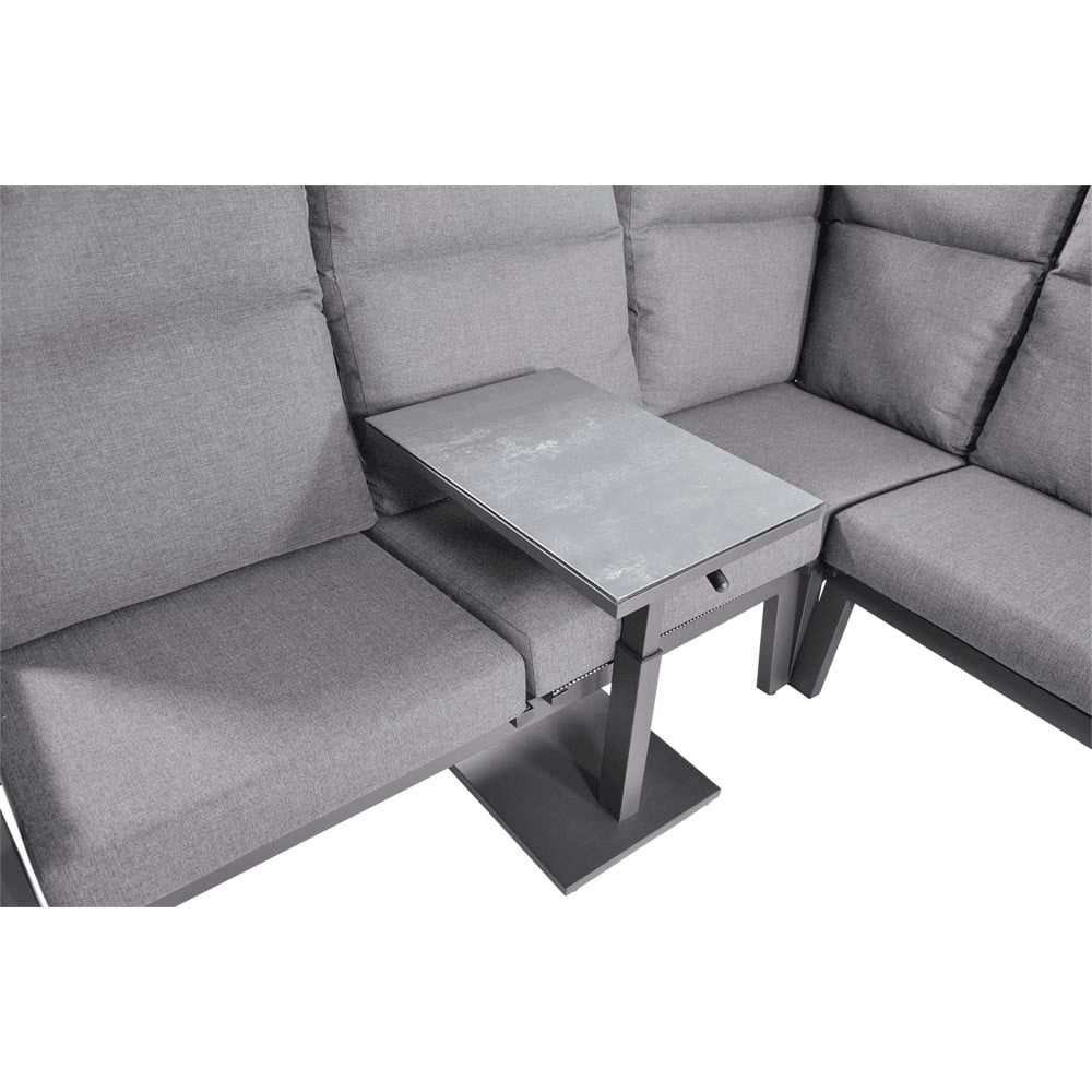 Gartenmöbel Eck-Lounge-Set Ecksofa Loungebank "Ohio" Komfort 290x225cm