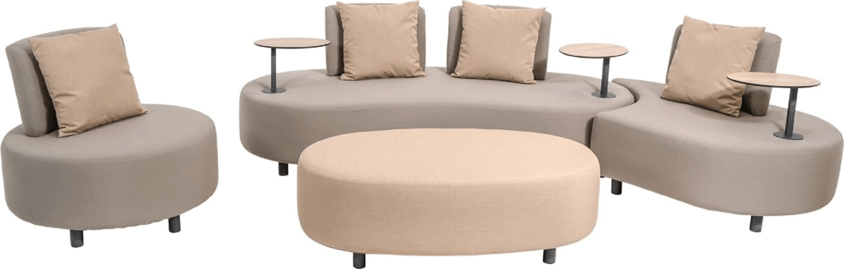Designer Garten Lounge Multifunktions Lounge-Set "Calidad" Gartenmöbel