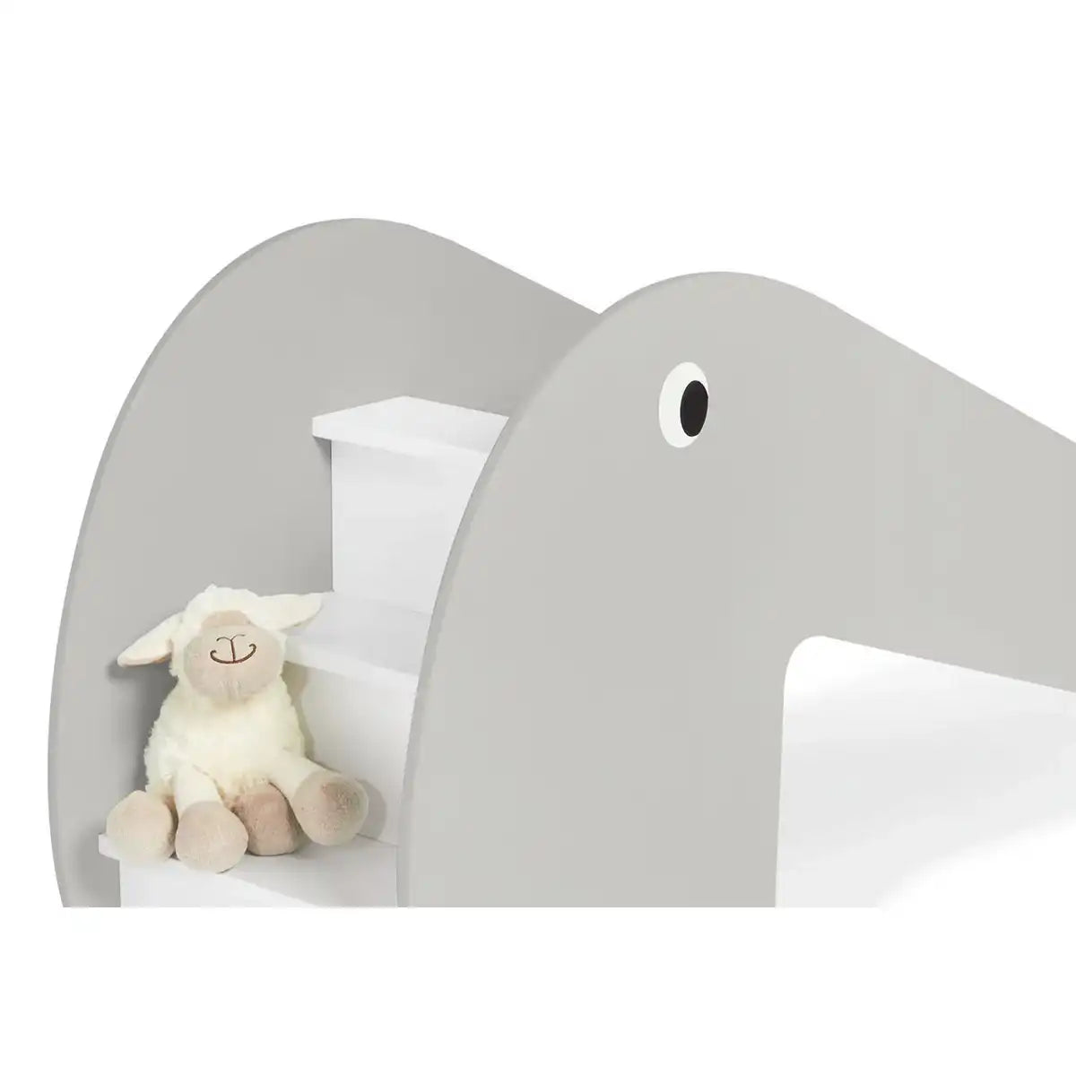 Indoor-Rutsche 'Lotta', grau/weiß - HomeDesign Knaus
