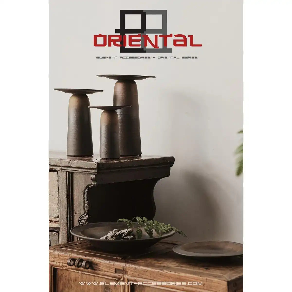 innovative, NewModern hohe Keramikvase East+West ULF35 - HomeDesign Knaus