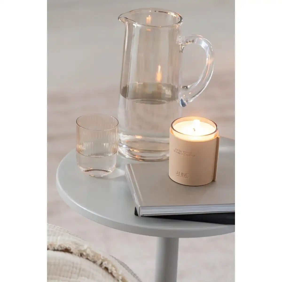 J-Line 2er-Set Beistelltisch rund Metall grau - HomeDesign Knaus