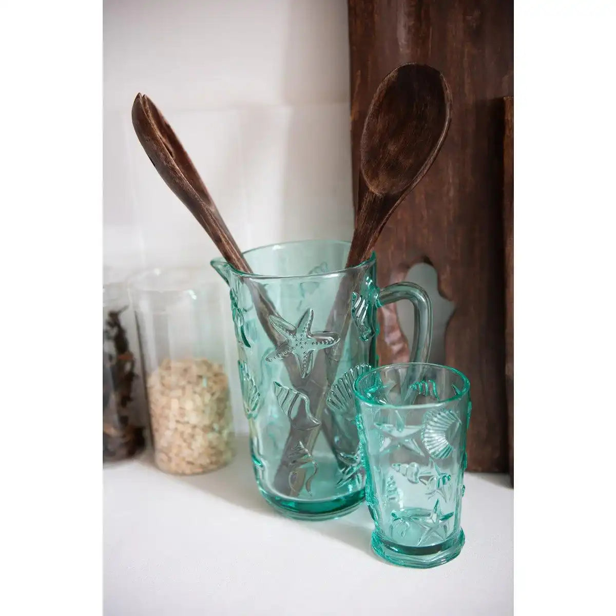 J-Line 2er-Set Besteck Mangobraun - HomeDesign Knaus