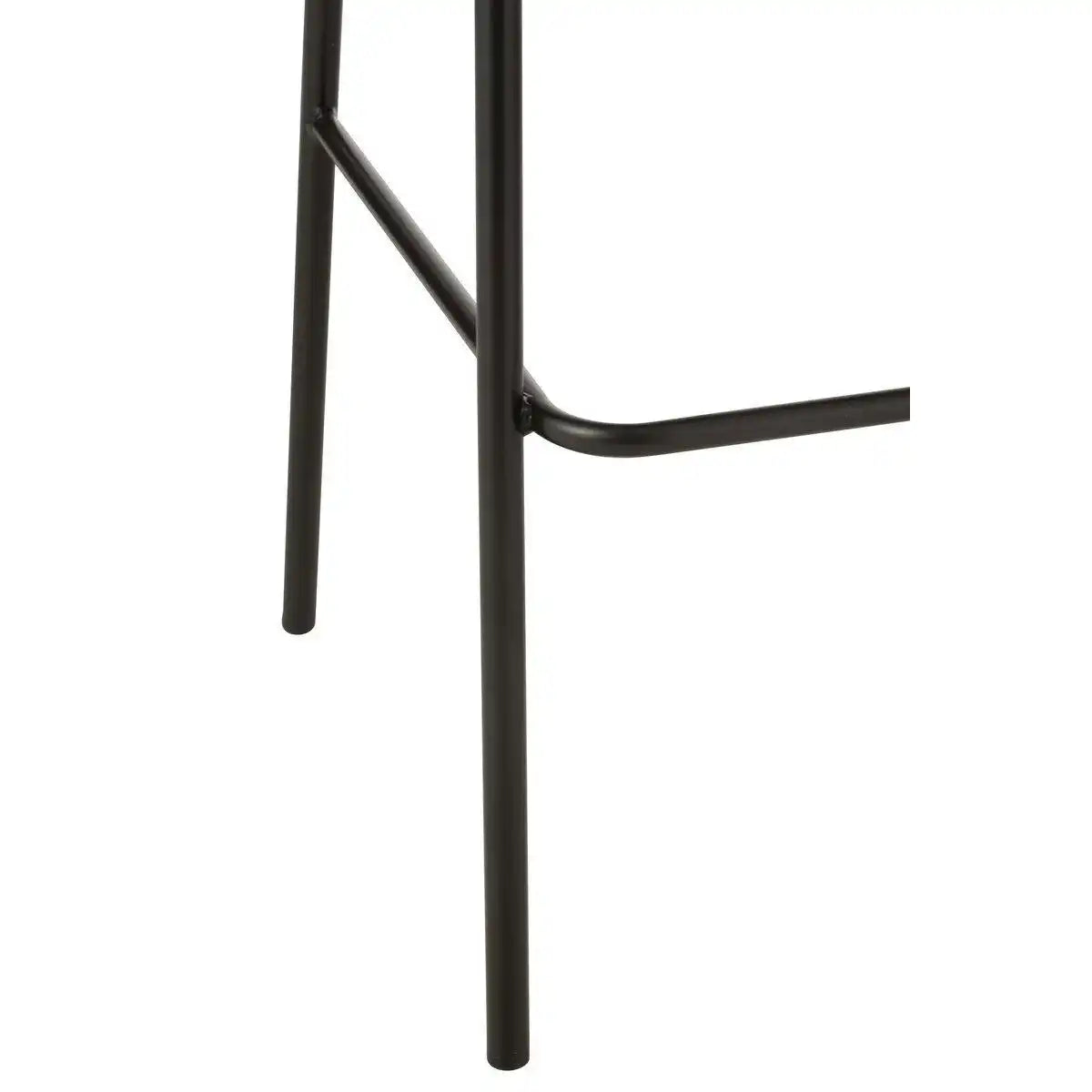J-Line Barhocker Lone Sperrholz/Metall Braun/Beige - HomeDesign Knaus