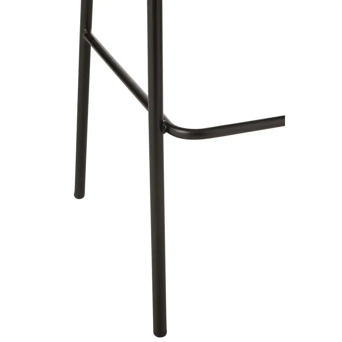 J-Line Barhocker Lone Sperrholz/Metall Natur/Beige - HomeDesign Knaus