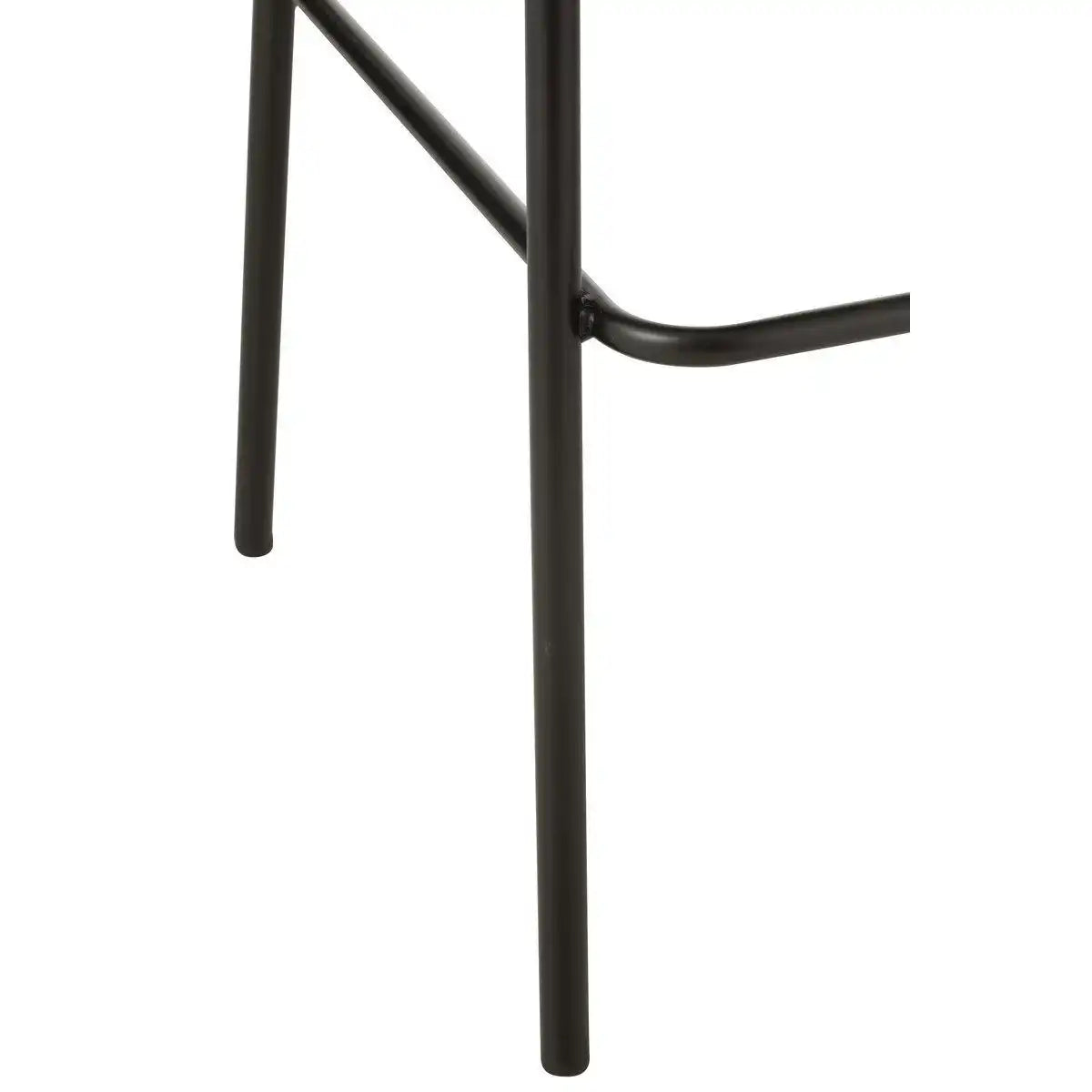 J-Line Barhocker Lone Sperrholz/Metall Schwarz/Grau - HomeDesign Knaus